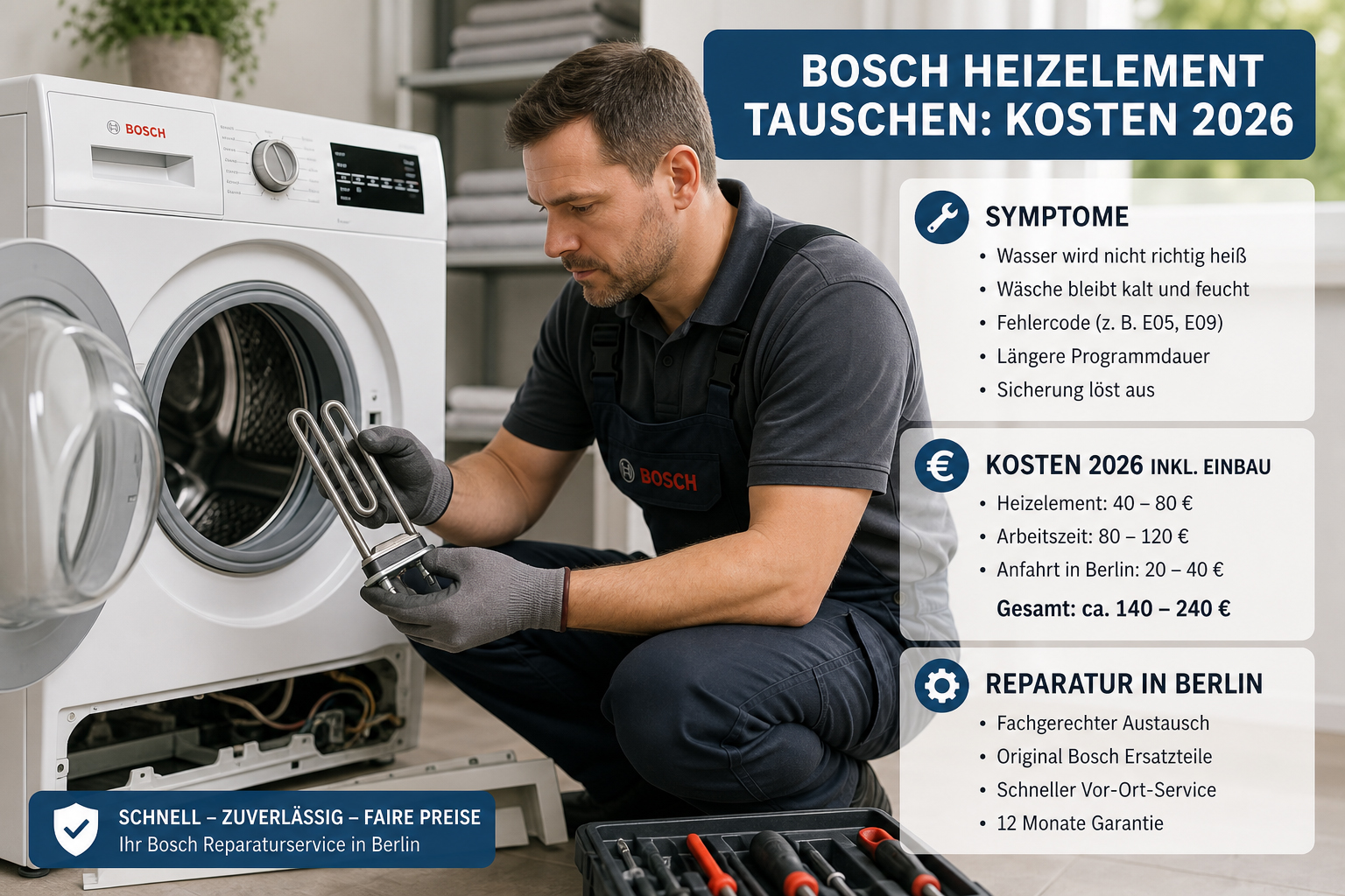 Bosch Heizelement tauschen