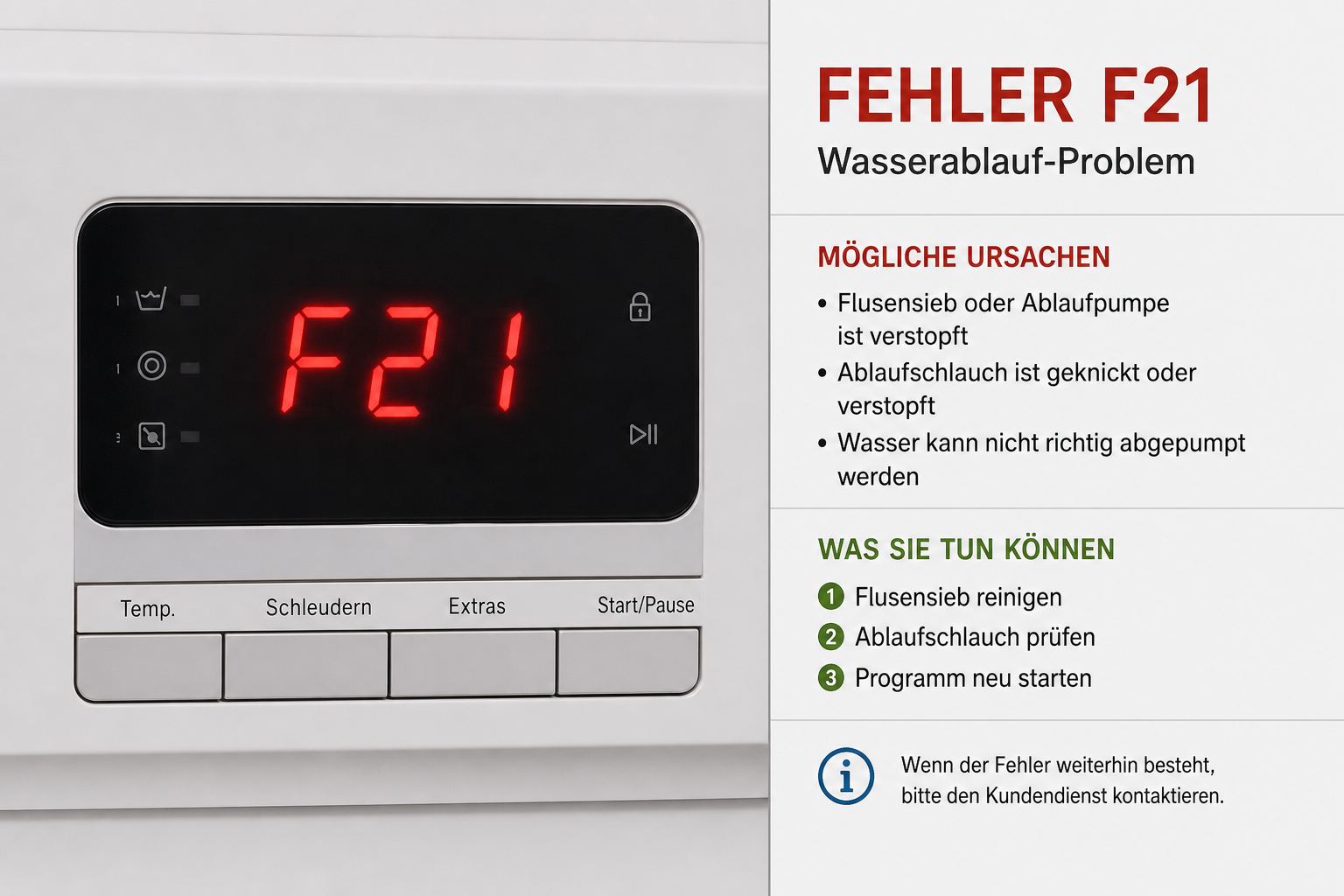F21 Bosch fehler