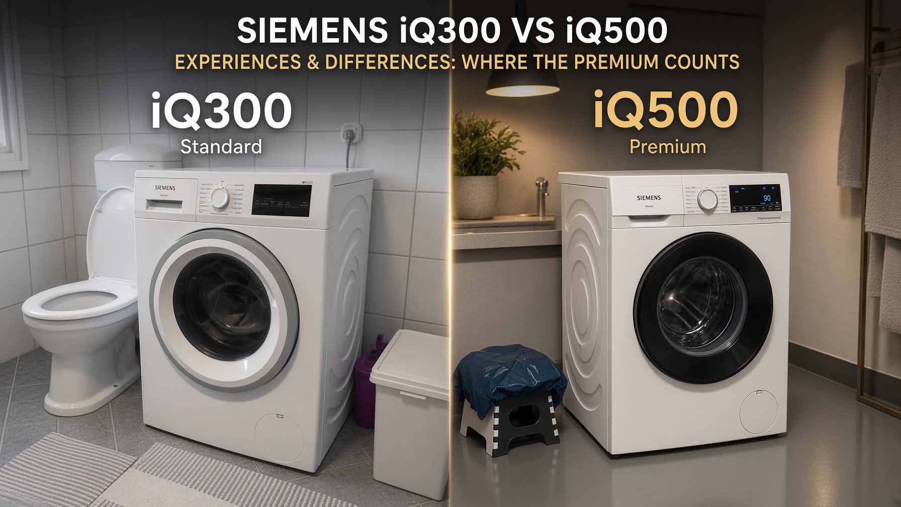 Home Connect gibt es nicht bei jeder iQ500 Waschmaschine!